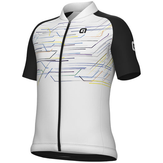 Ale Megabyte kid jersey - White