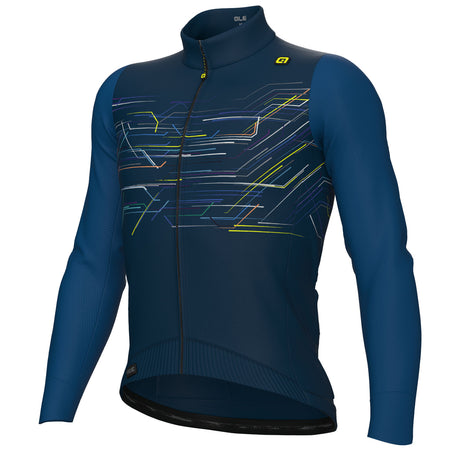 Maglia maniche lunghe Ale PR-E Megabyte - Blu - F
