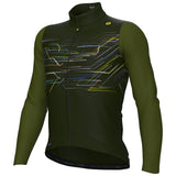 Maglia maniche lunghe Ale PR-E Megabyte - Verde - N