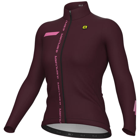 Maglia maniche lunghe donna Ale PR-E Follow Me - Viola - D