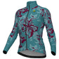 Maglia maniche lunghe donna Ale PR-E Flower - Verde acqua - I