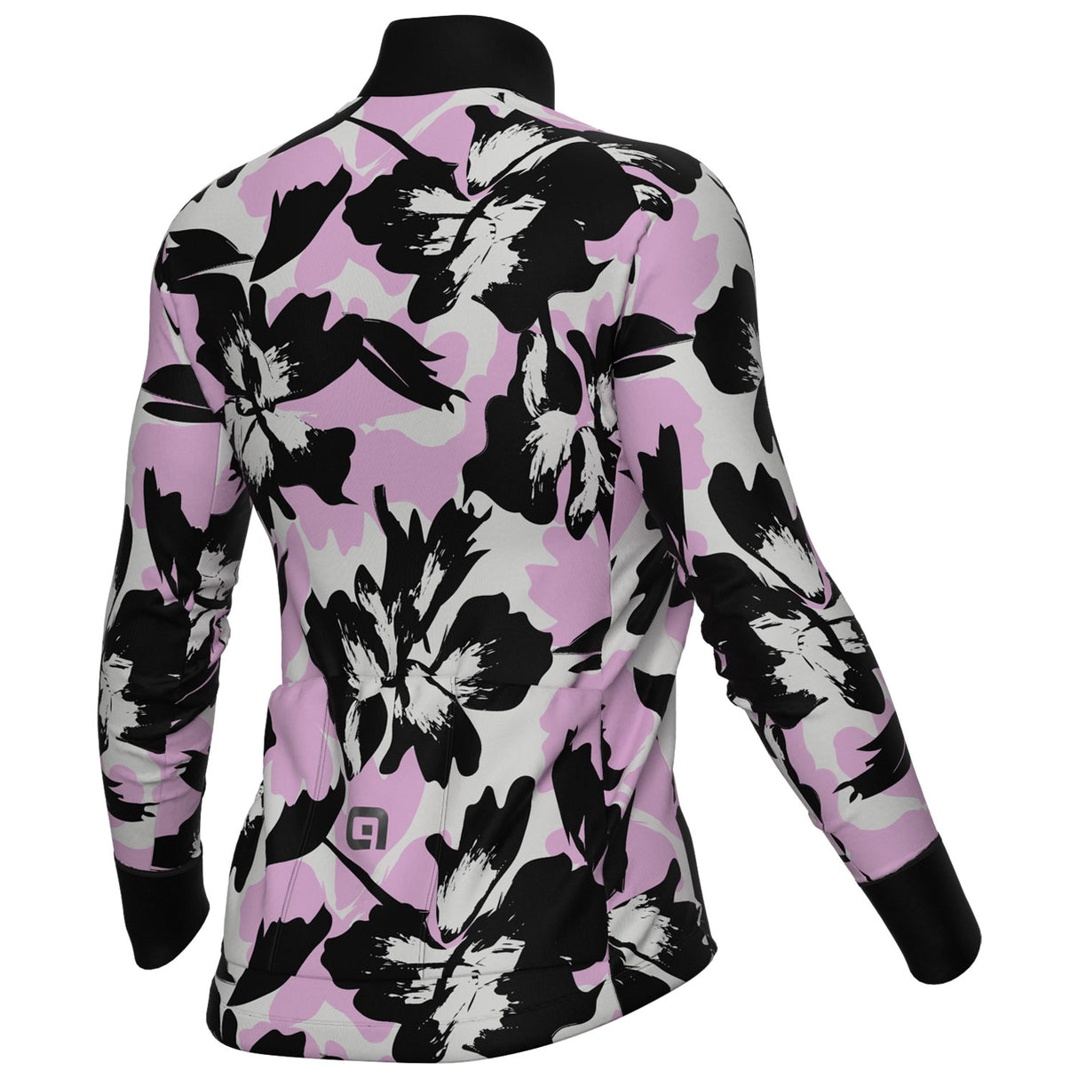 Maglia maniche lunghe donna Ale PR-E Flower - Rosa - F