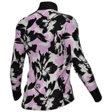Maglia maniche lunghe donna Ale PR-E Flower - Rosa - F