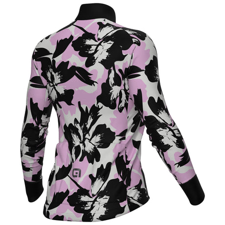Maglia maniche lunghe donna Ale PR-E Flower - Rosa - F