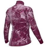 Maglia maniche lunghe donna Ale PR-E Icy - Bordeaux - O