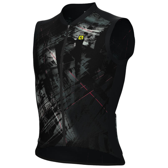 Ale PR-E Mirror sleeveless jersey - Black