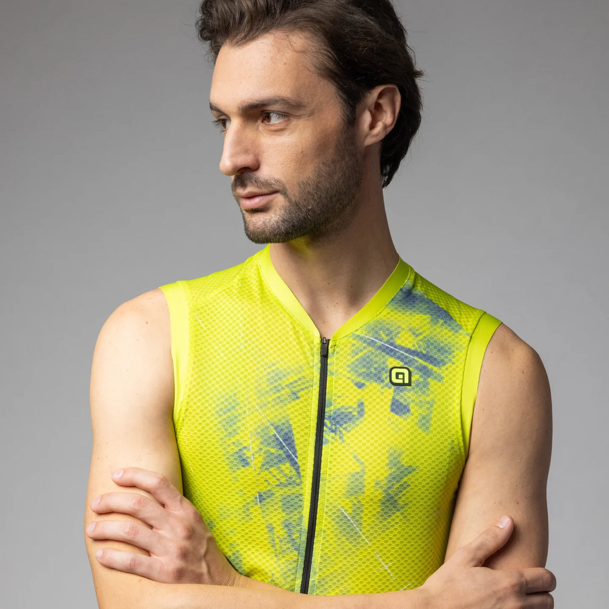 Maglia senza maniche Ale PR-E Mirror - Giallo - B