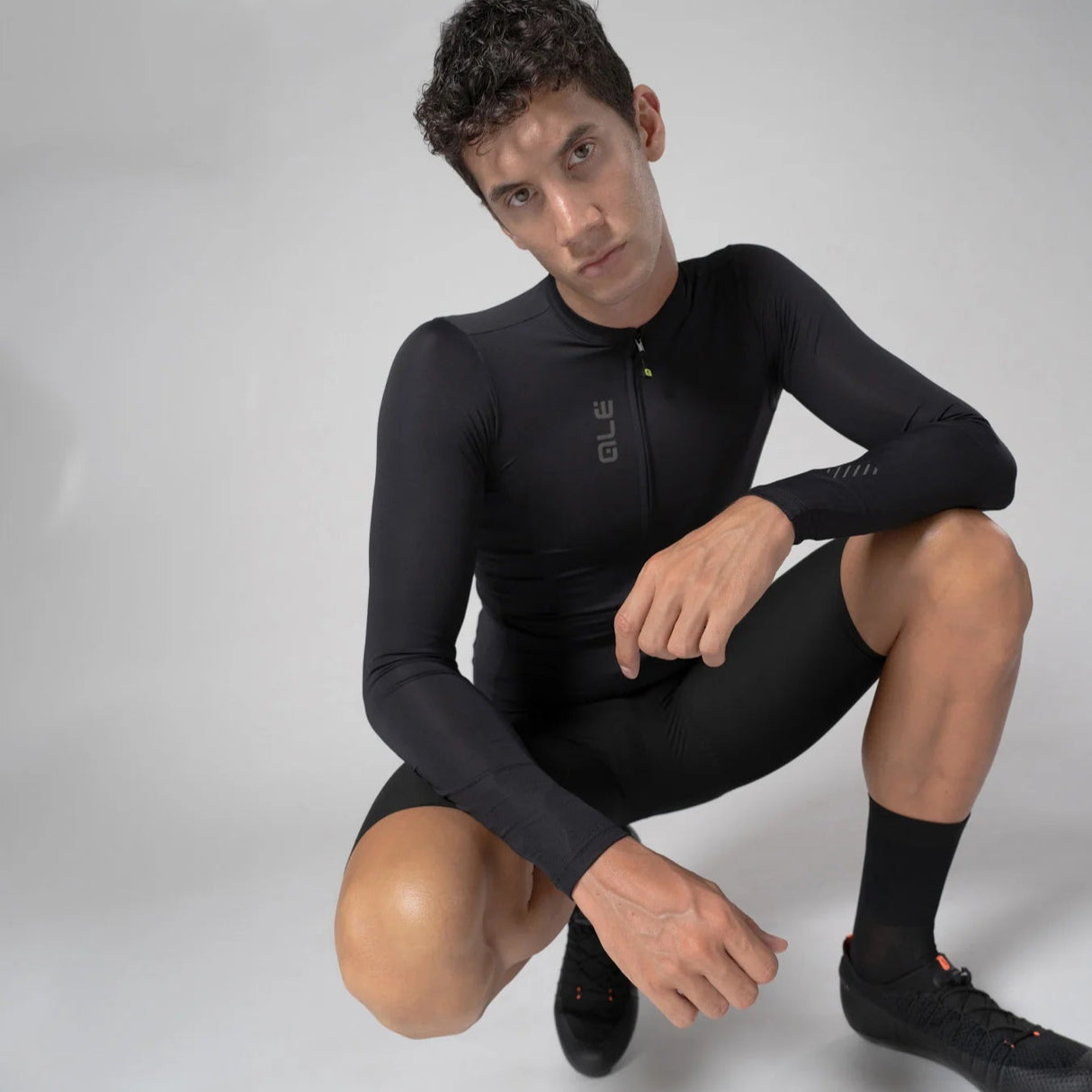 Maglia maniche lunghe Ale Pragma Color Block - Nero nero - P