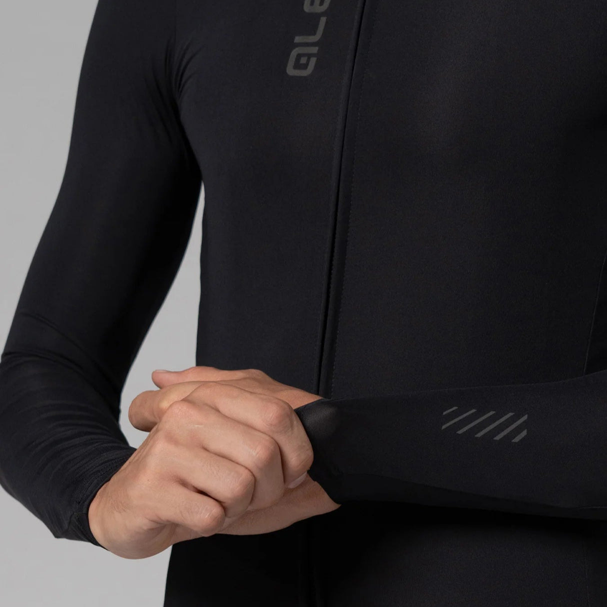 Maglia maniche lunghe Ale Pragma Color Block - Nero nero - Q