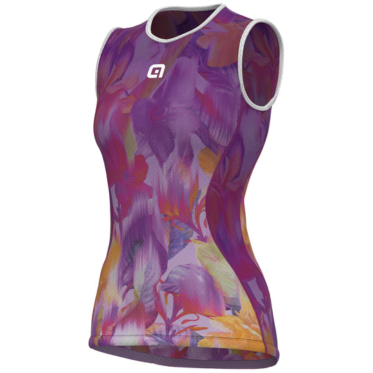 Ale Lilium woman sleeveless base layer - Purple