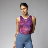 Maglia intima senza maniche donna Ale Lilium - Viola - H