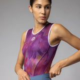 Maglia intima senza maniche donna Ale Lilium - Viola - L