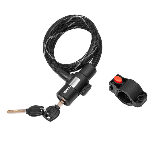 Candado BRN SPIRALE 12 - Negro