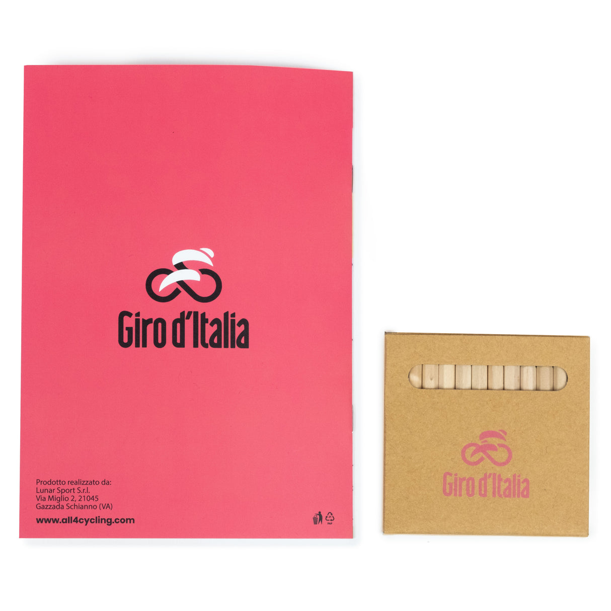 Quaderno illustrato da colorare Giro d'Italia - O