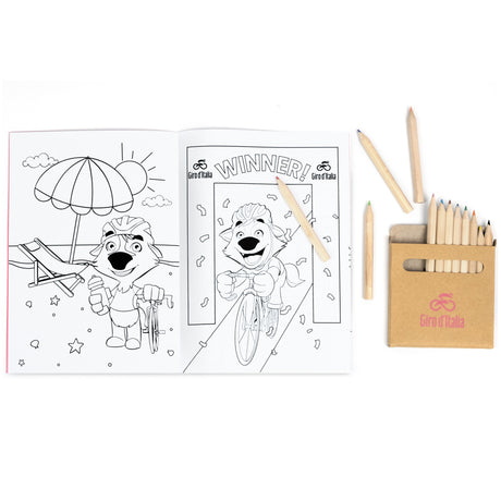 Quaderno illustrato da colorare Giro d'Italia - M