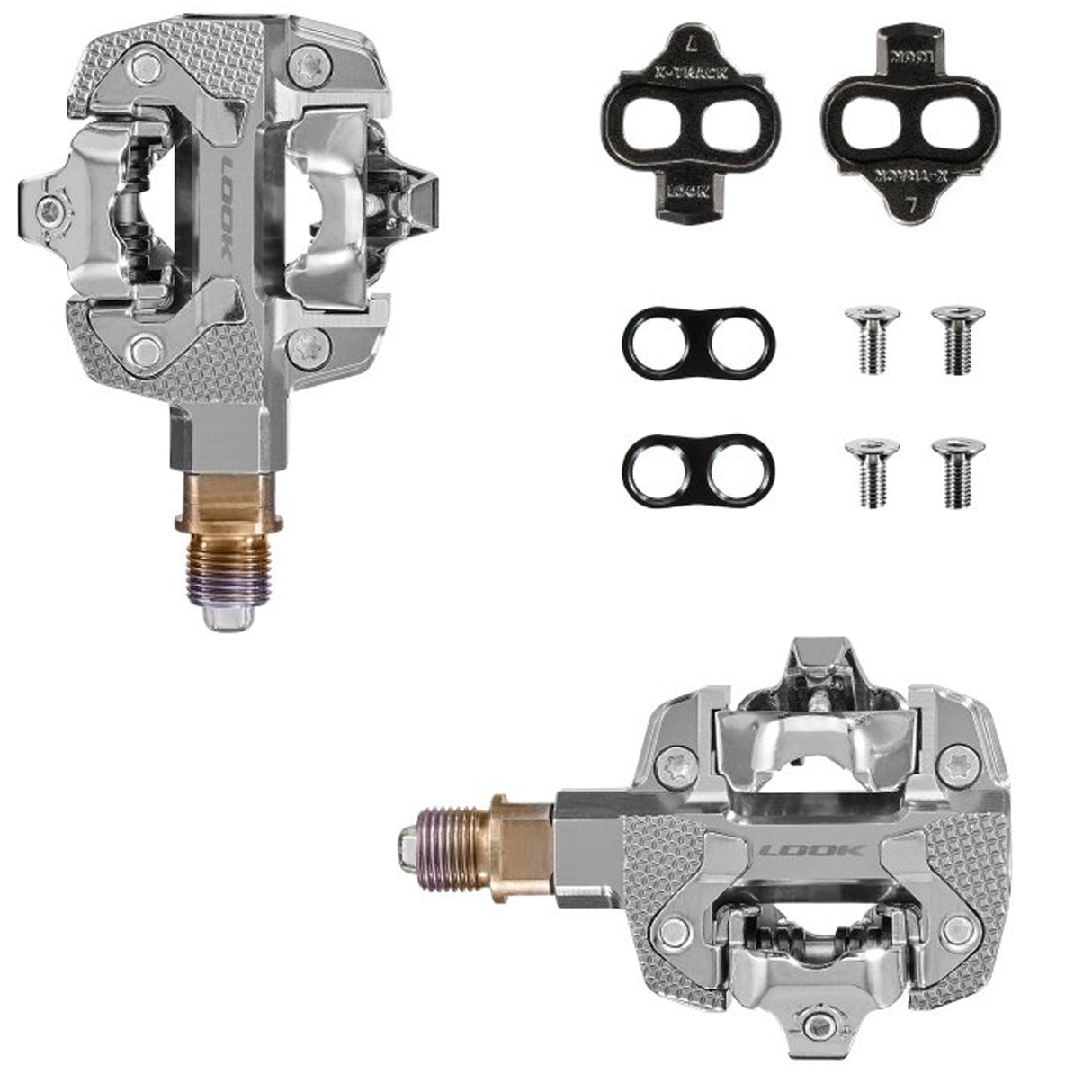 Pedali Look X-Track Power Dual - Argento - E