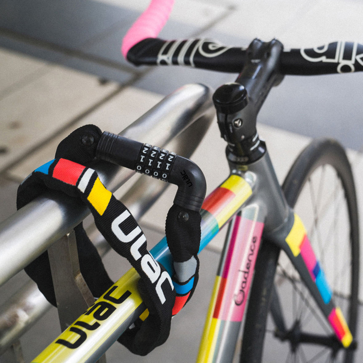 Lucchetto Ulac Steel Kombat Vibe - Nero Ulac