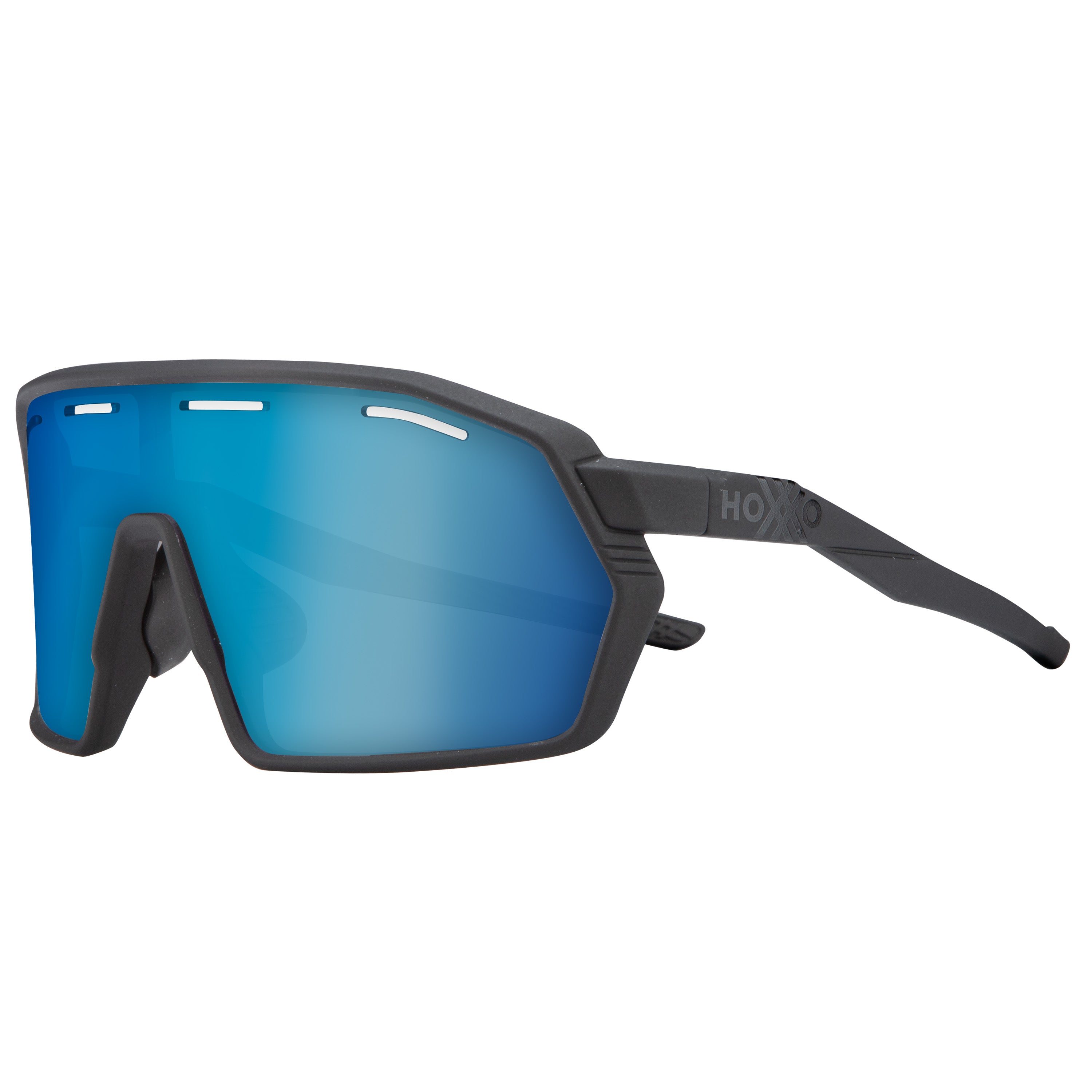 Occhiali Hoxxo Tephra Air lente blu - Nero opaco - B