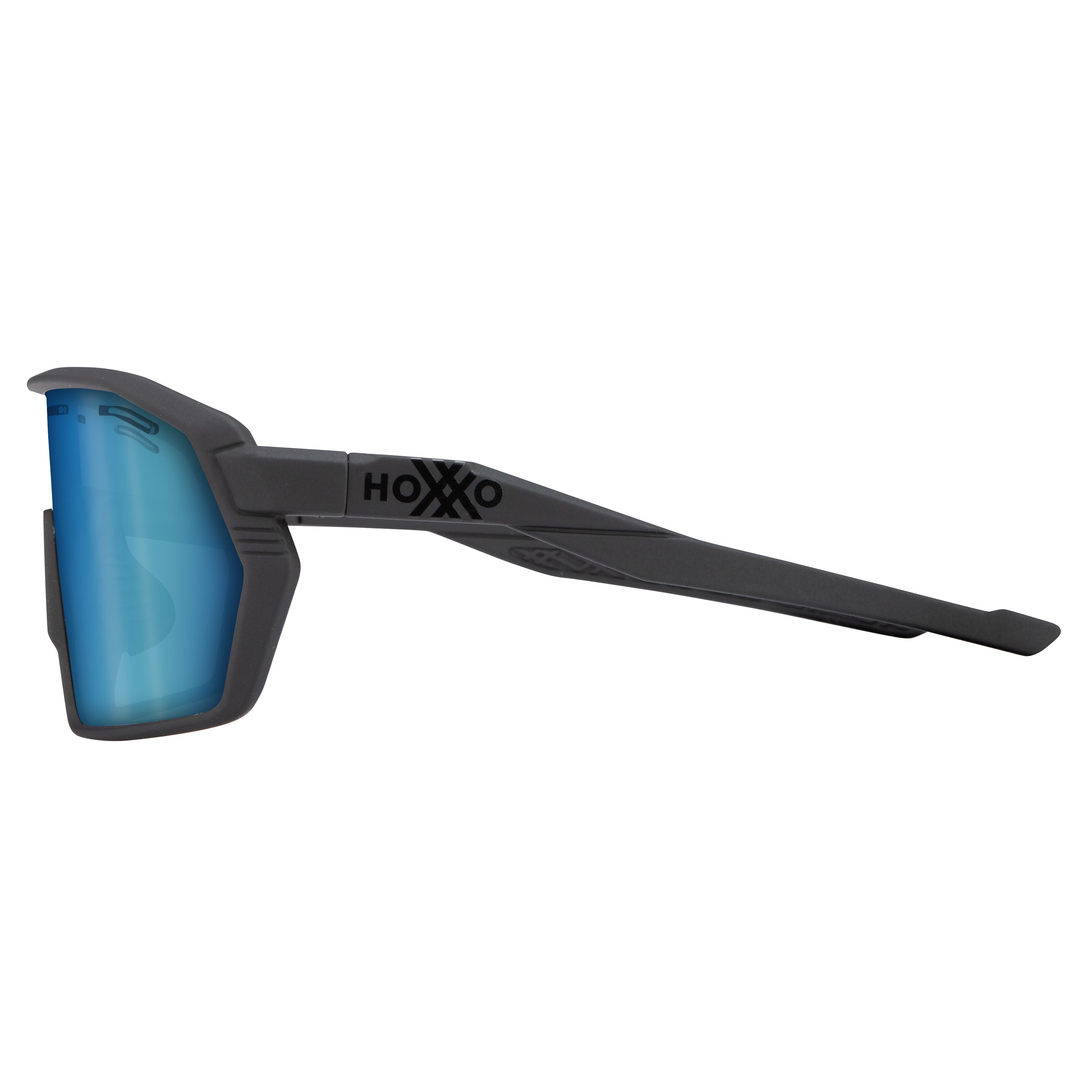 Occhiali Hoxxo Tephra Air lente blu - Nero opaco - D
