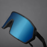 Occhiali Hoxxo Tephra lente blu - Nero opaco - O