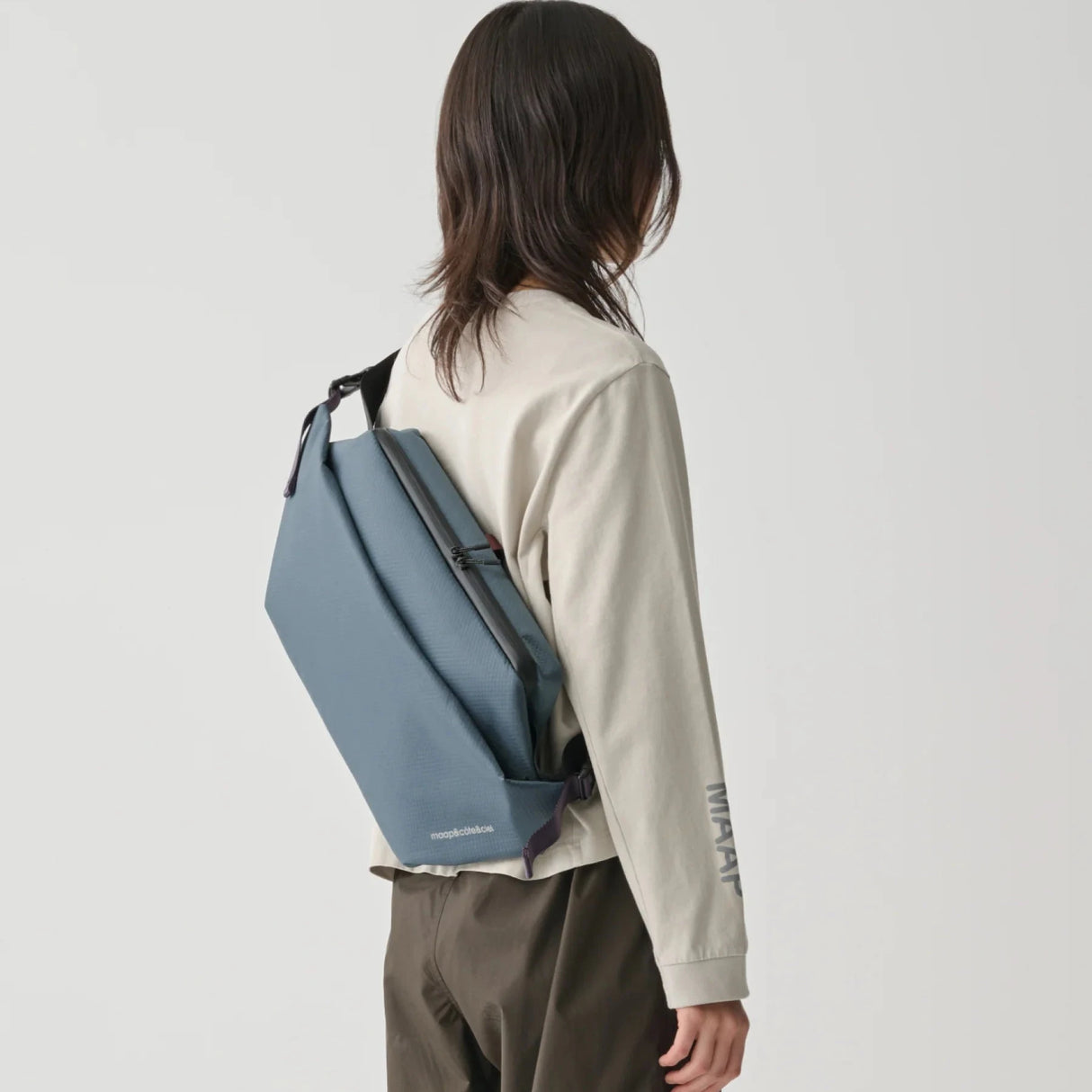 Borsa Maap x côte&ciel Isarau Messenger - Blu - P