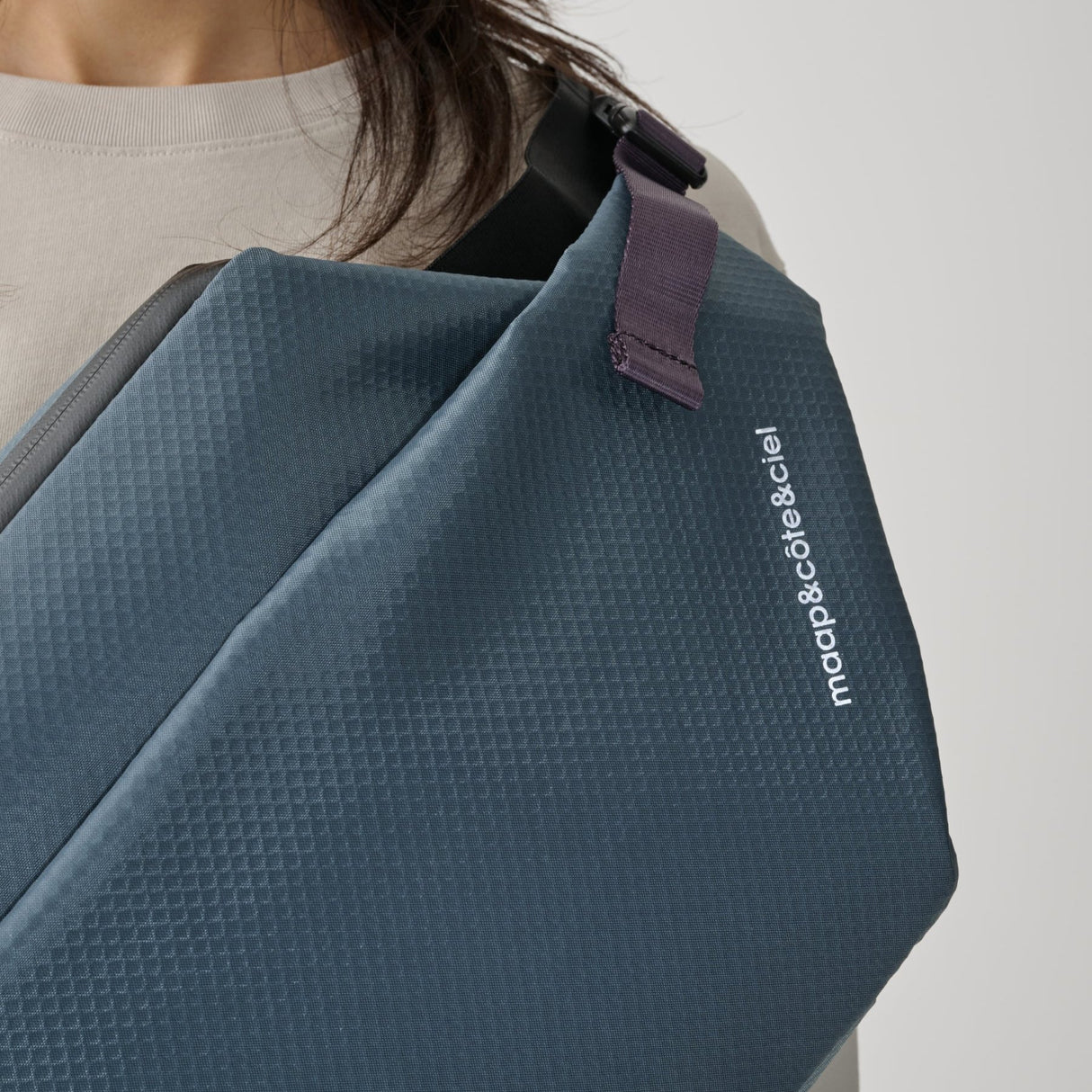 Borsa Maap x côte&ciel Isarau Messenger - Blu - C