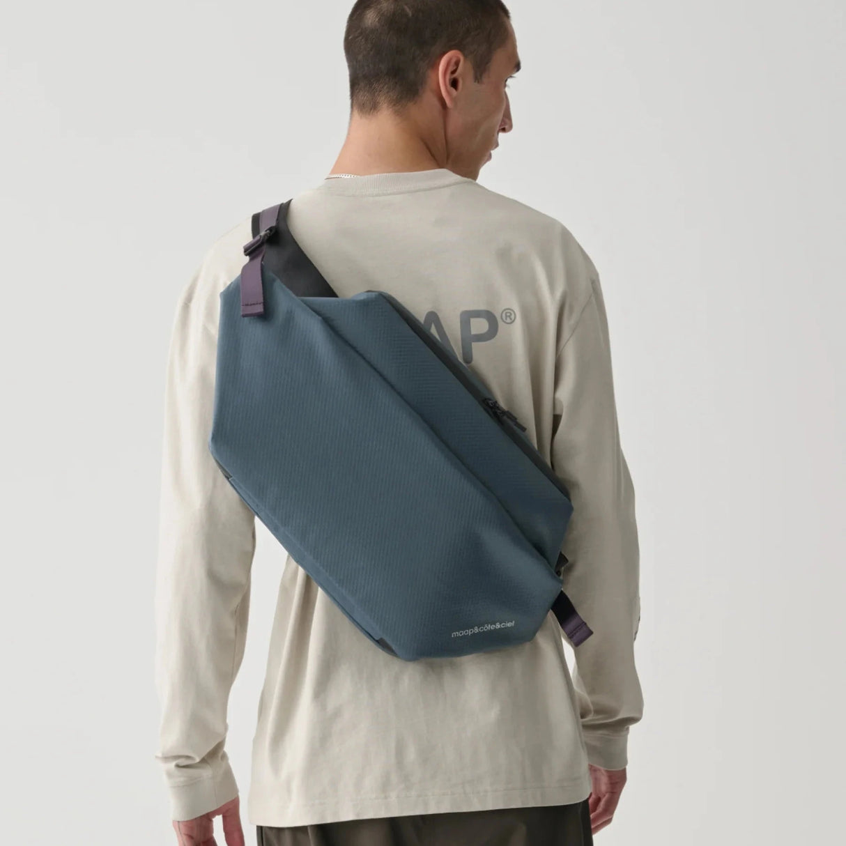 Borsa Maap x côte&ciel Isarau Messenger - Blu - O