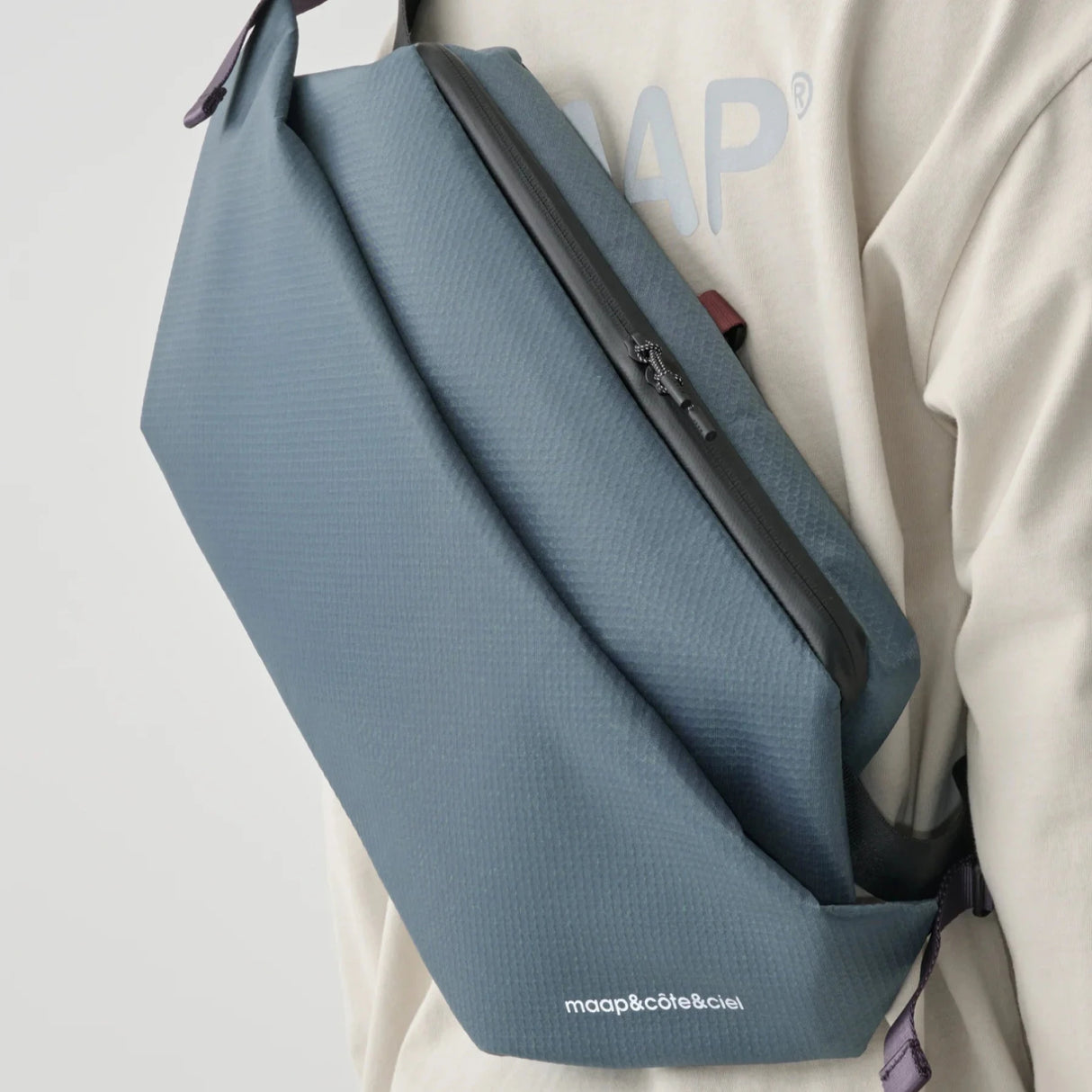 Borsa Maap x côte&ciel Isarau Messenger - Blu - N