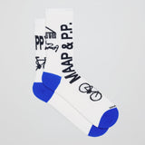 Calze Maap + Public Possession - Bianco