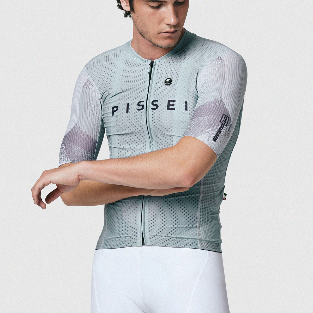 PISSEI Sanremo - Camicia Tecnica Unisex, Traspirante DryNet, Con Tasche Impermeabili E Cerniera Frontale