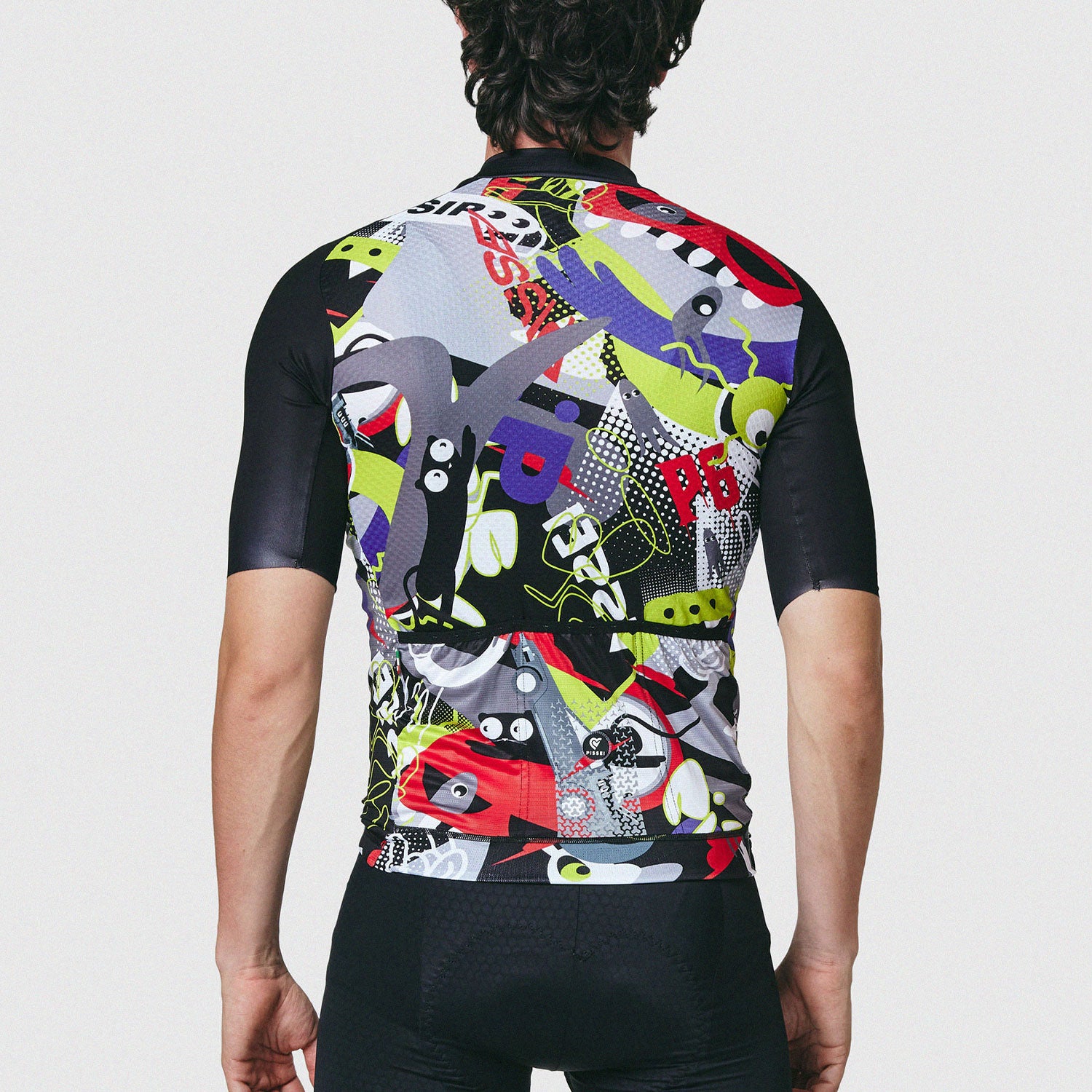 Tenue Cycliste été Alè Prr - Maillot Manches Courtes Et Cuissard - Gris - Taille M-3-48