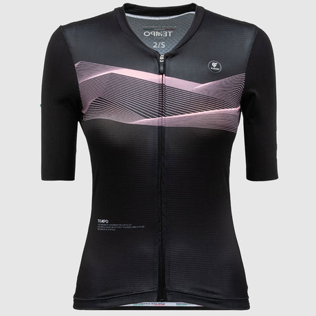Maglia donna Pissei Tempo - Nero rosa - Q