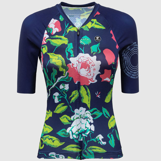 Pissei Tempo Surrial women jersey - Flowers