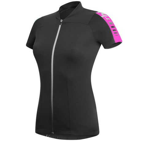 Maglia Donna Rh+ Spirit - Nero fucsia - G