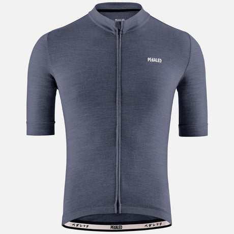 Maglia Pedaled Essential Merino - Blu - P
