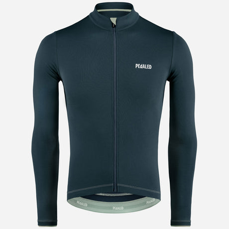 Maglia maniche lunghe Pedaled Element Merino - Blu - M