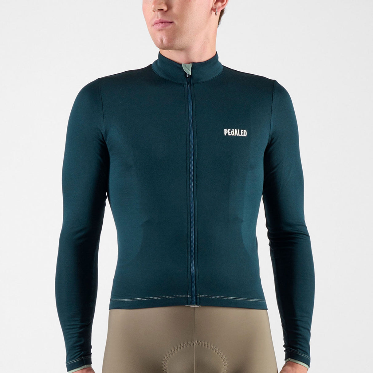 Maglia maniche lunghe Pedaled Element Merino - Blu - O