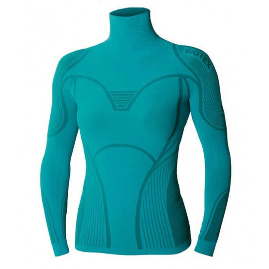 Maglia Intima maniche lunghe donna Biotex Lupetto Limitless - Azzurro