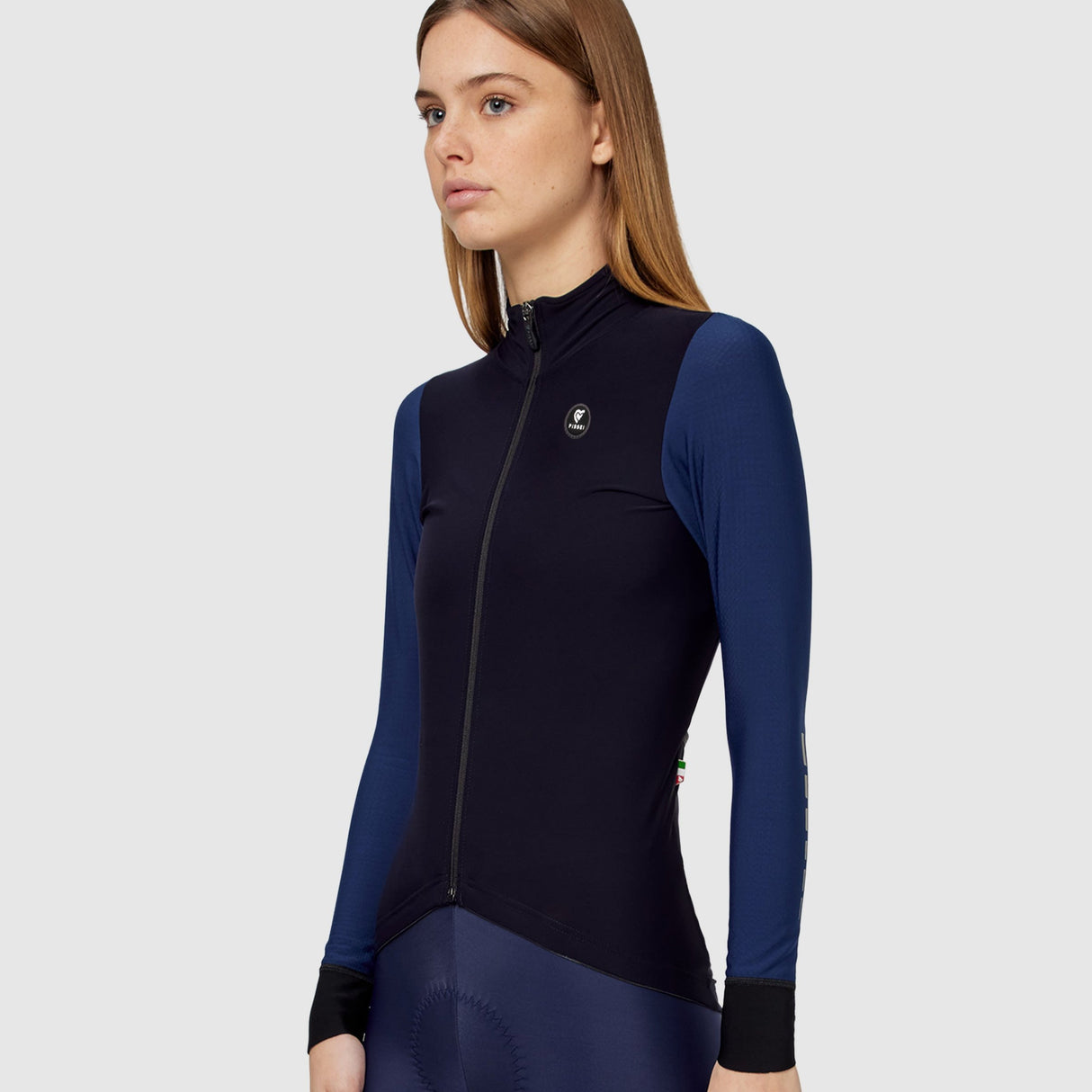 Maglia maniche lunghe donna Pissei Monviso - Blu - E
