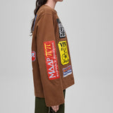 T-shirt maniche lunghe Maap Public Possession - Marrone
