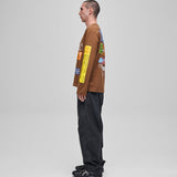 T-shirt maniche lunghe Maap Public Possession - Marrone