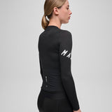 Maglia donna maniche lunghe Maap Apex Aeon - Nero bianco