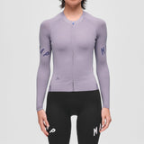 Maillot mujer manga larga Maap Apex Aeon - Lavender grey