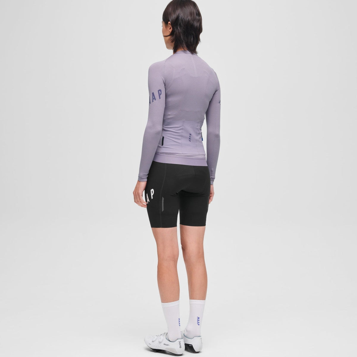 Maillot mujer manga larga Maap Apex Aeon - Lavender grey