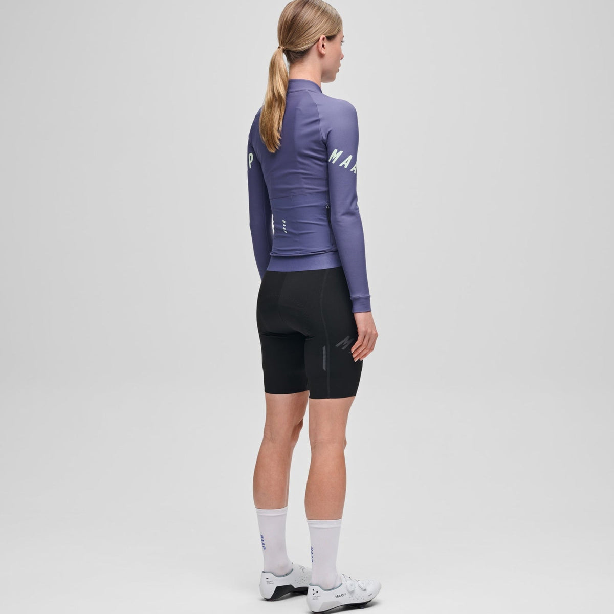 Langarmtrikot damen Maap Apex Aeon Thermal - Deep Cobalt