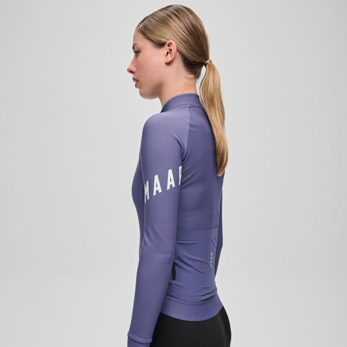 Langarmtrikot damen Maap Apex Aeon Thermal - Deep Cobalt