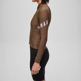 Langarmtrikot damen Maap Apex Aeon Thermal - Espresso