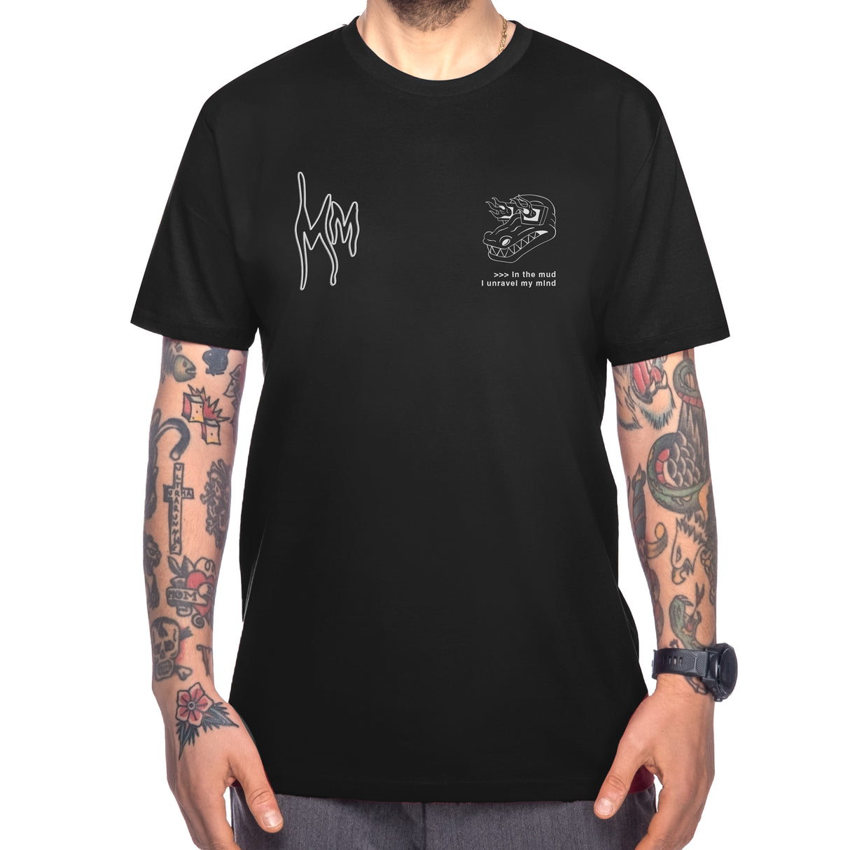 T-shirt Mad Mudder - Nero - H