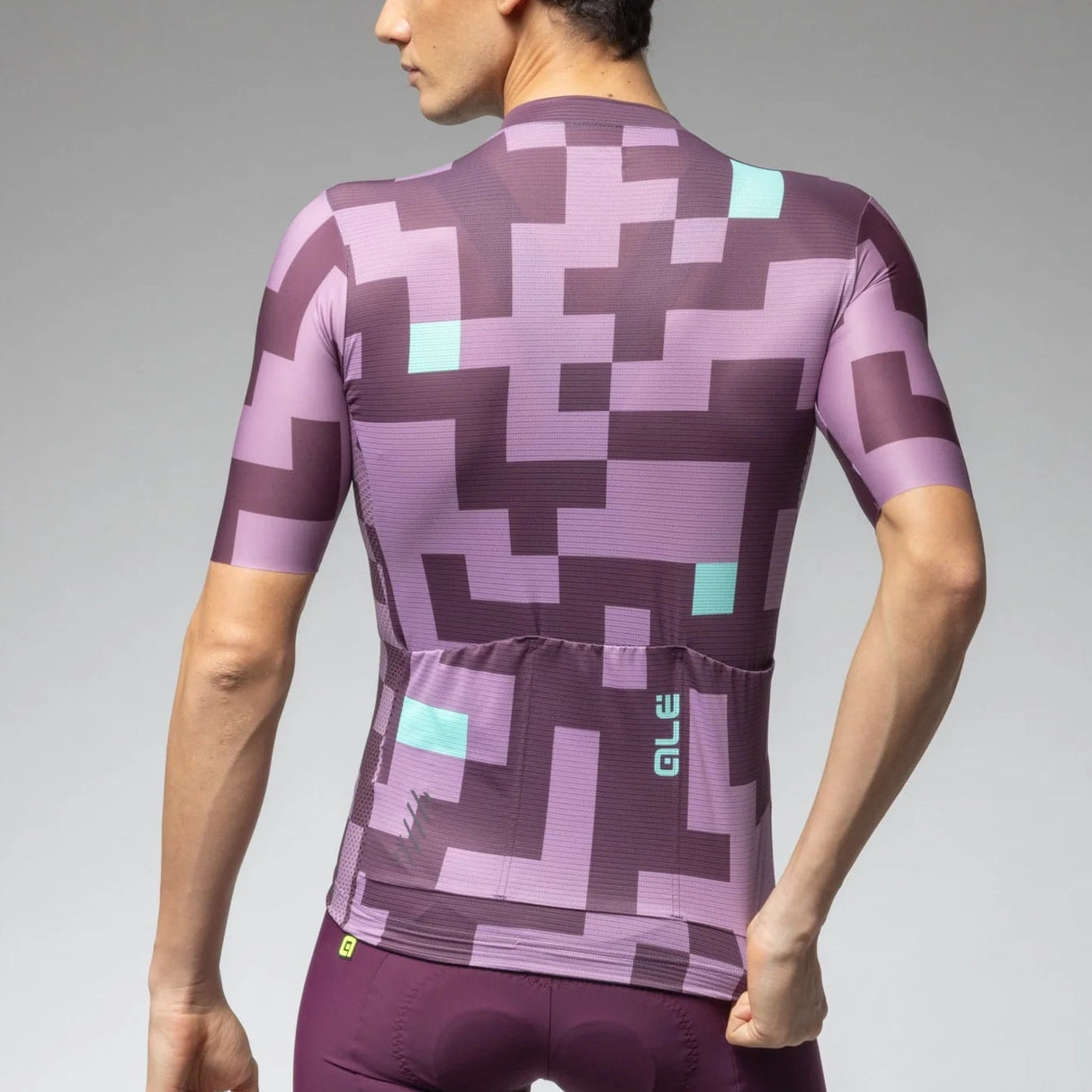 Maglia Ale Pragma Pixel - Viola Ale