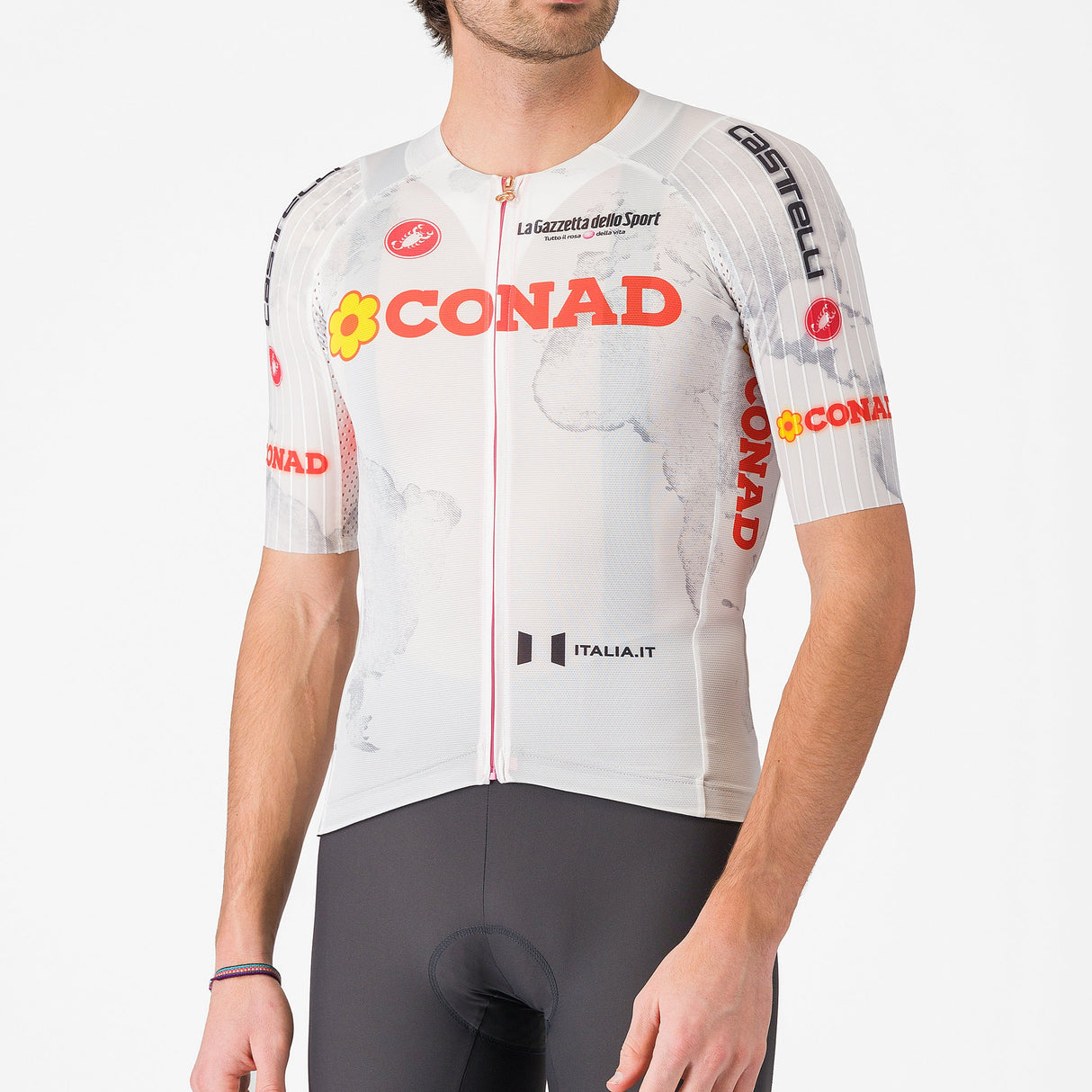 Maglia Bianca Giro d'Italia 2025 Race 8S Castelli